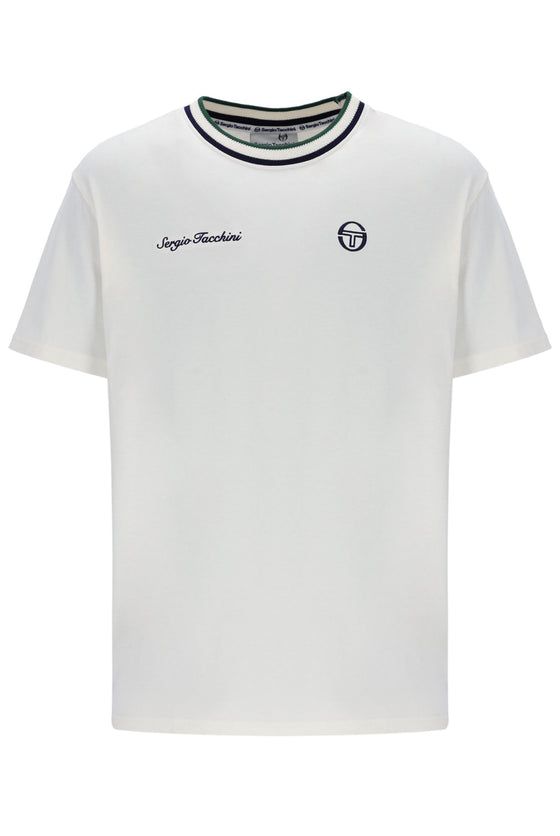 GOBARTO CONTRAST T-SHIRT GARDENIA (108)