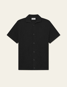  GESPERTUS KNIT SHIRT BLACK