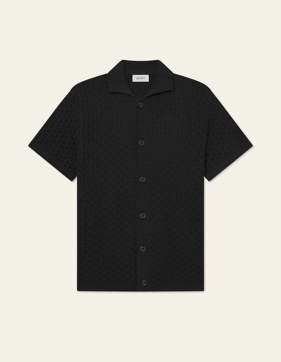 GESPERTUS KNIT SHIRT BLACK
