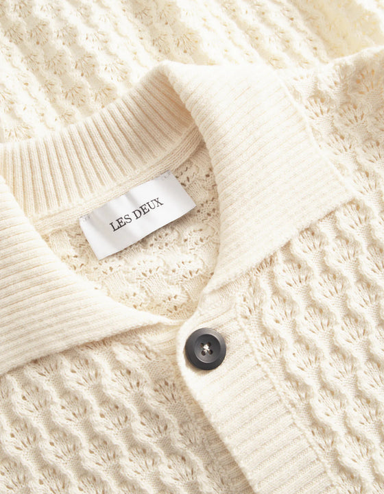 GESPERTUS KNIT SHIRT IVORY