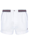 HIGH TIDE TENNIS SHORTS WHITE