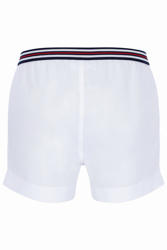 HIGH TIDE TENNIS SHORTS WHITE
