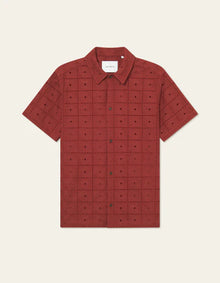  HECTOR ANGLAISE SHIRT FIRED BRICK