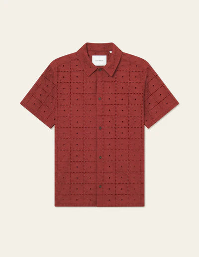 HECTOR ANGLAISE SHIRT FIRED BRICK