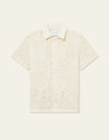 HECTOR LACE SS SHIRT IVORY (1098)