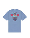 BEE AND BEE T-SHIRT FJORD BLUE