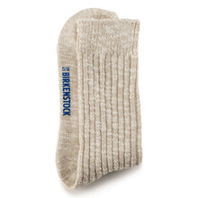  BIRKENSTOCK COTTON SLUB SOCKS BEIGE WHITE