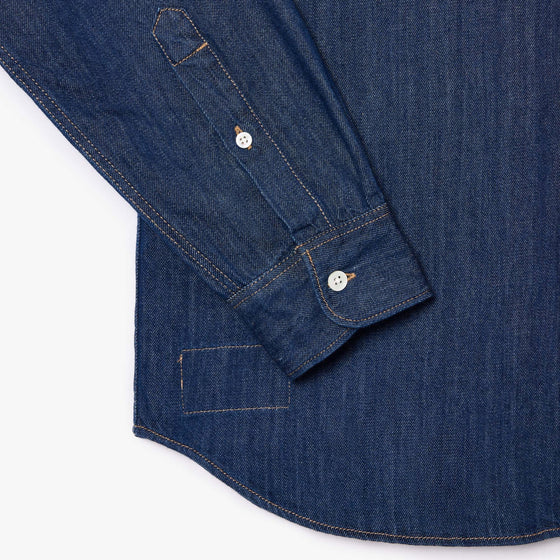 ORGANIC COTTON DARK WASH DENIM SHIRT (QJH)