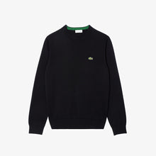  AH1985 COTTON CREW NECK KNIT BLACK (031)
