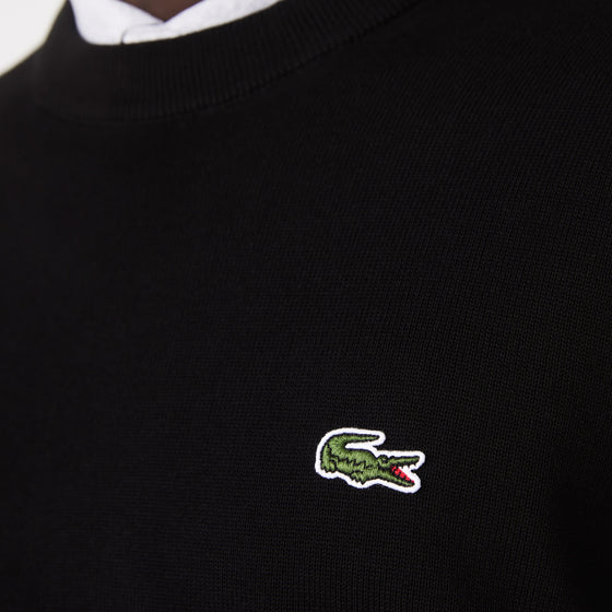 AH1985 COTTON CREW NECK KNIT BLACK (031)