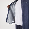 ORGANIC COTTON DARK WASH DENIM SHIRT QJH