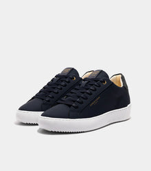  ZUMA GOMMA LEATHER TRAINER NAVY