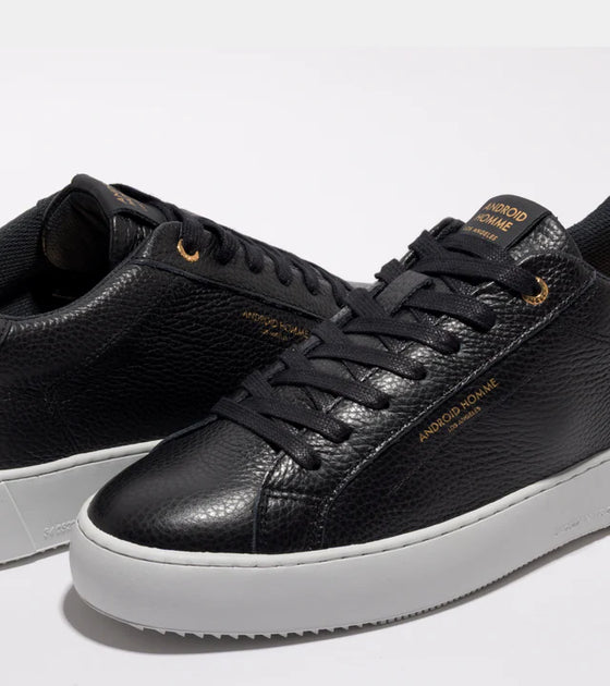 ZUMA GRAINED LEATHER BLACK