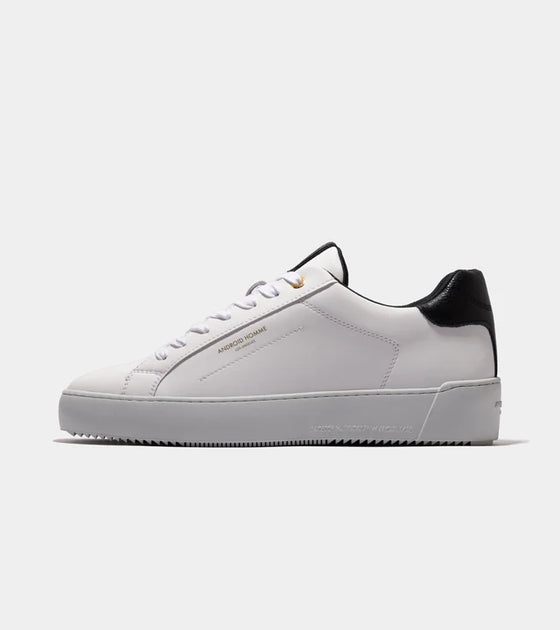 ZUMA PLAIN LEATHER WHITE / BLACK