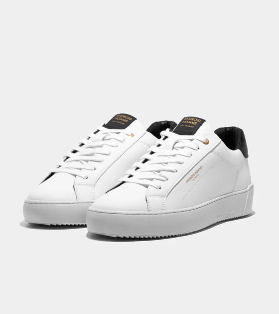 ZUMA PLAIN LEATHER WHITE / BLACK