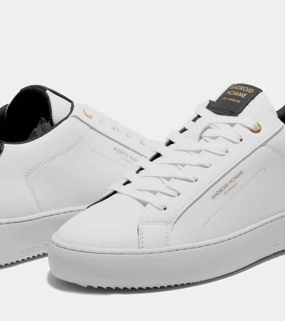 ZUMA PLAIN LEATHER WHITE / BLACK