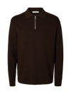 TELLER 1/2 ZIP POLO LS DELICIOSO