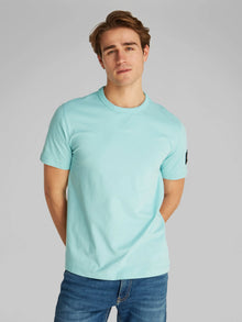  BADGE SLEEVE REGULAR FIT T-SHIRT MINT (MR5)