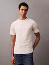 BADGE SLEEVE REGULAR FIT T-SHIRT OATMEAL (PDV)
