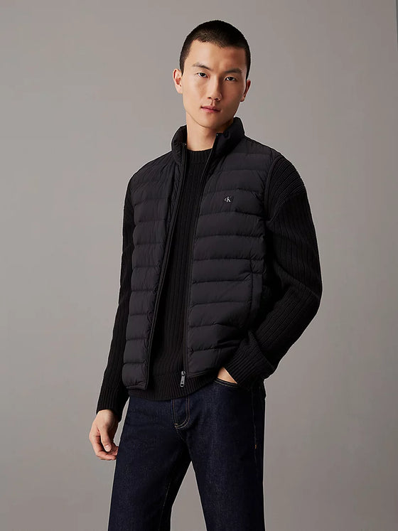 DOWN PUFFER BODY WARMER BLACK