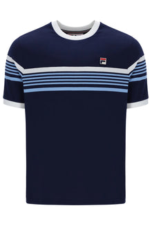  JAMES STRIPE T-SHIRT NAVY / VISTA