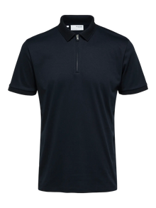  FAVE ZIP COLLAR S/S POLO SKY CAPTAIN
