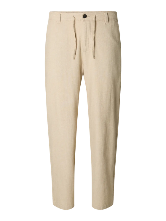 SLH220 LOOSE BRODY LINEN SUN PANT INCENSE