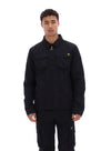 KASA OVERSHIRT ZIP BLACK