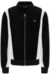 LAZARO VELOUR JACKET BLACK WHITE