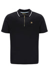 LEMAR SS POLO BLACK/EGRET (001)