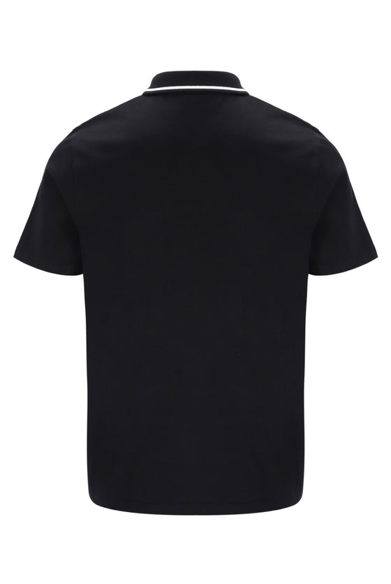 LEMAR SS POLO BLACK/EGRET (001)