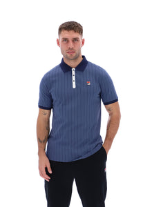  BB1 STRIPE POLO INDIGO / NAVY (580)