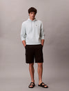 TERRY HOODIE MONOGRAM 3Q0 PALE MEADOW