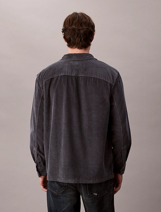 CORDUROY OVERSHIRT HARLEM NIGHT BLUE WD7