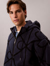 EMBLEM SHERPA FLEECE BLUE NIGHTS