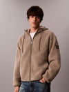 RELAXED SHERPA HOODIE ROASTED CASHEW HMT