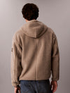 RELAXED SHERPA HOODIE ROASTED CASHEW HMT