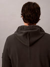 BADGE HOODIE PIRATE BLACK 8MN