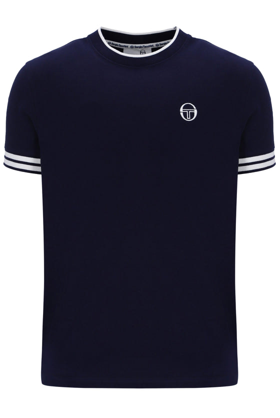 NEW ICEBERG T-SHIRT MARITIME BLUE/WHITE 241