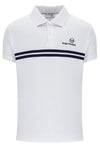 NEW SUPERMAC SS POLO WHITE / MARITIME (134)