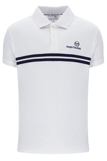  NEW SUPERMAC SS POLO WHITE / MARITIME (134)