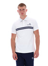 NEW SUPERMAC SS POLO WHITE / MARITIME (134)