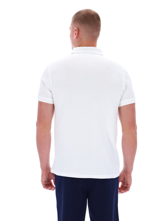 NEW SUPERMAC SS POLO WHITE / MARITIME (134)
