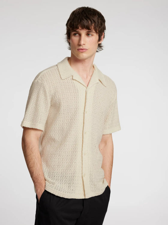 BANE SS SHIRT RELAX EGRET