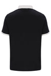 PANATTA 2 SS POLO BLACK/GARDENIA