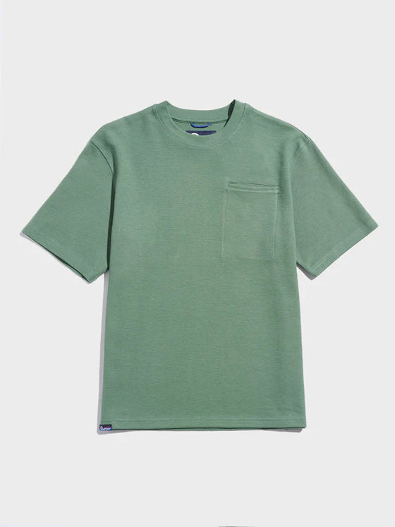 DOUBLE RIB POCKET T-SHIRT DARK FOREST