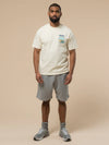 BLOCK LANDSCAPE T-SHIRT VANILLA ICE