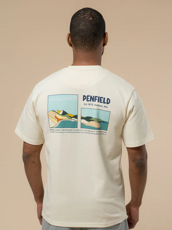 BLOCK LANDSCAPE T-SHIRT VANILLA ICE