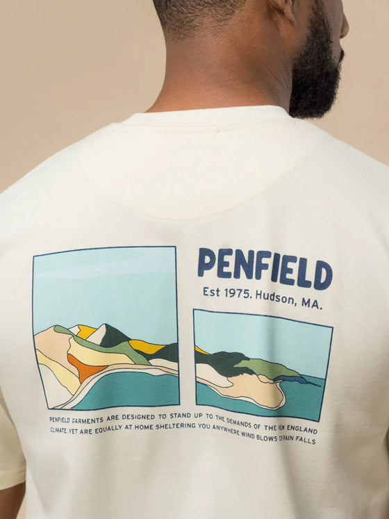 BLOCK LANDSCAPE T-SHIRT VANILLA ICE