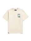 BLOCK LANDSCAPE T-SHIRT VANILLA ICE